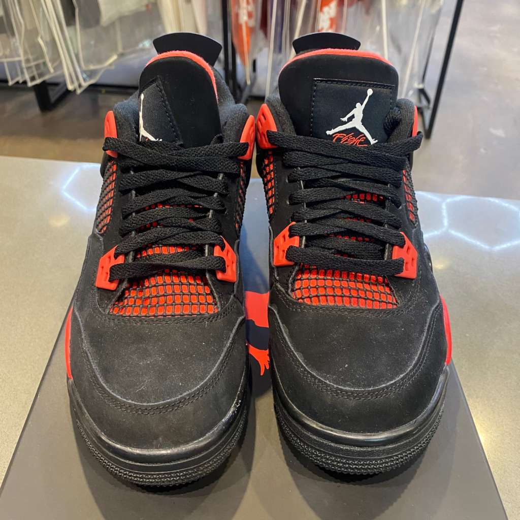Jordan 4 Retro Red Thunder (GS) Size 6.5Y 408452-016 - Pre-Owned