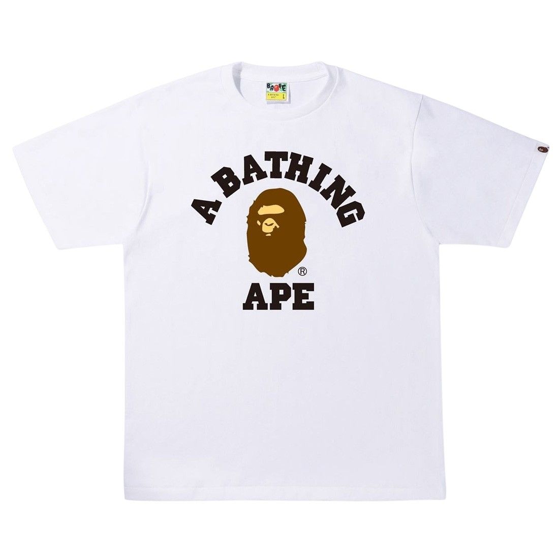 BAPE College Tee White