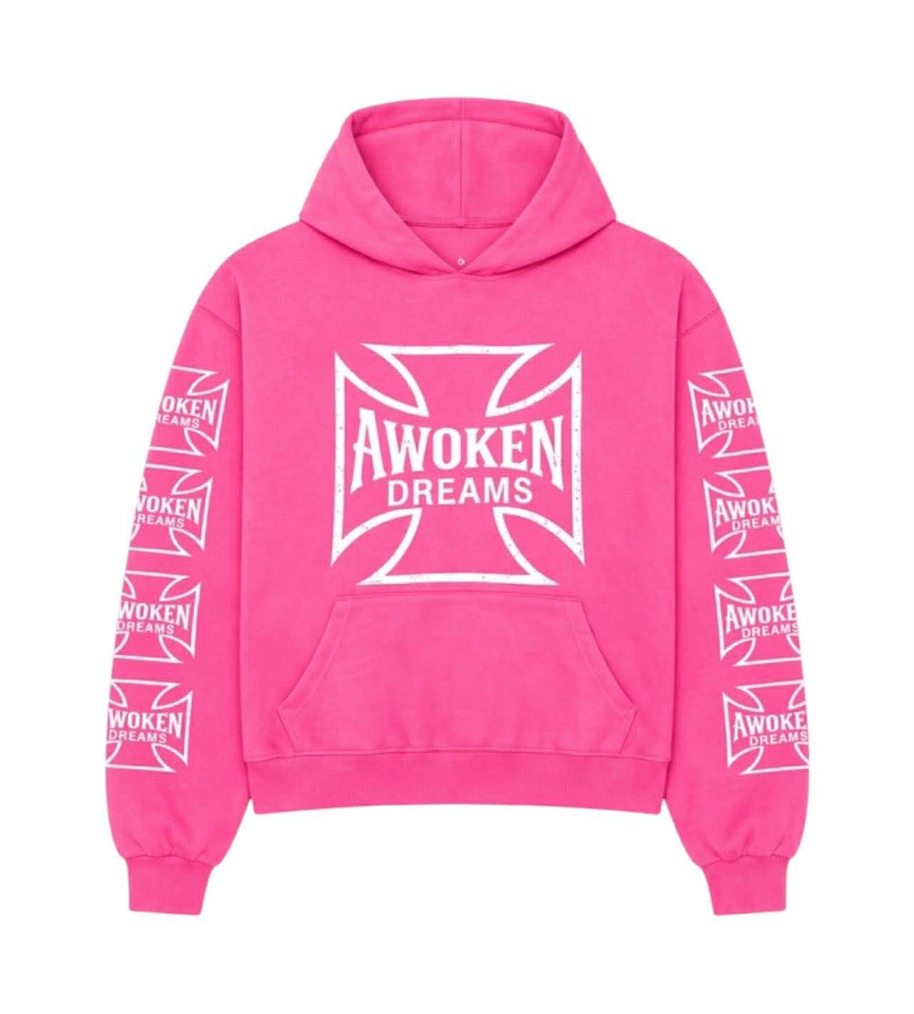 Awoken Dream West Coast Chopper Hoodie Pink