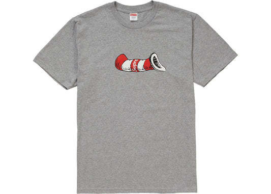 Supreme Cat in the Hat Tee Heather Grey