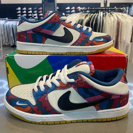 Nike SB Dunk Low Pro Parra Abstract Art (2021) Size 10 DH7695-600 - Pre-Owned