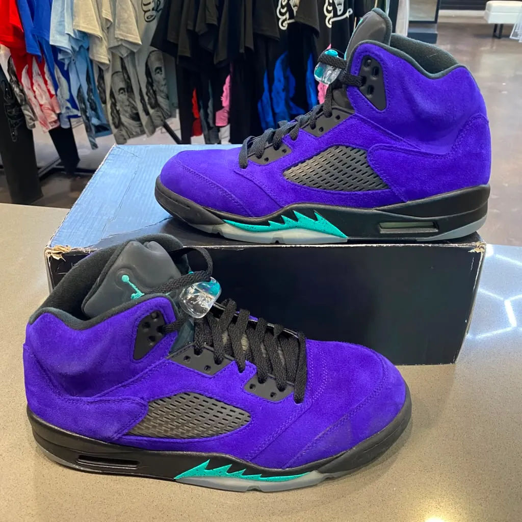 Jordan 5 Retro Alternate Grape Size 10.5 136027-500 - Pre-Owned