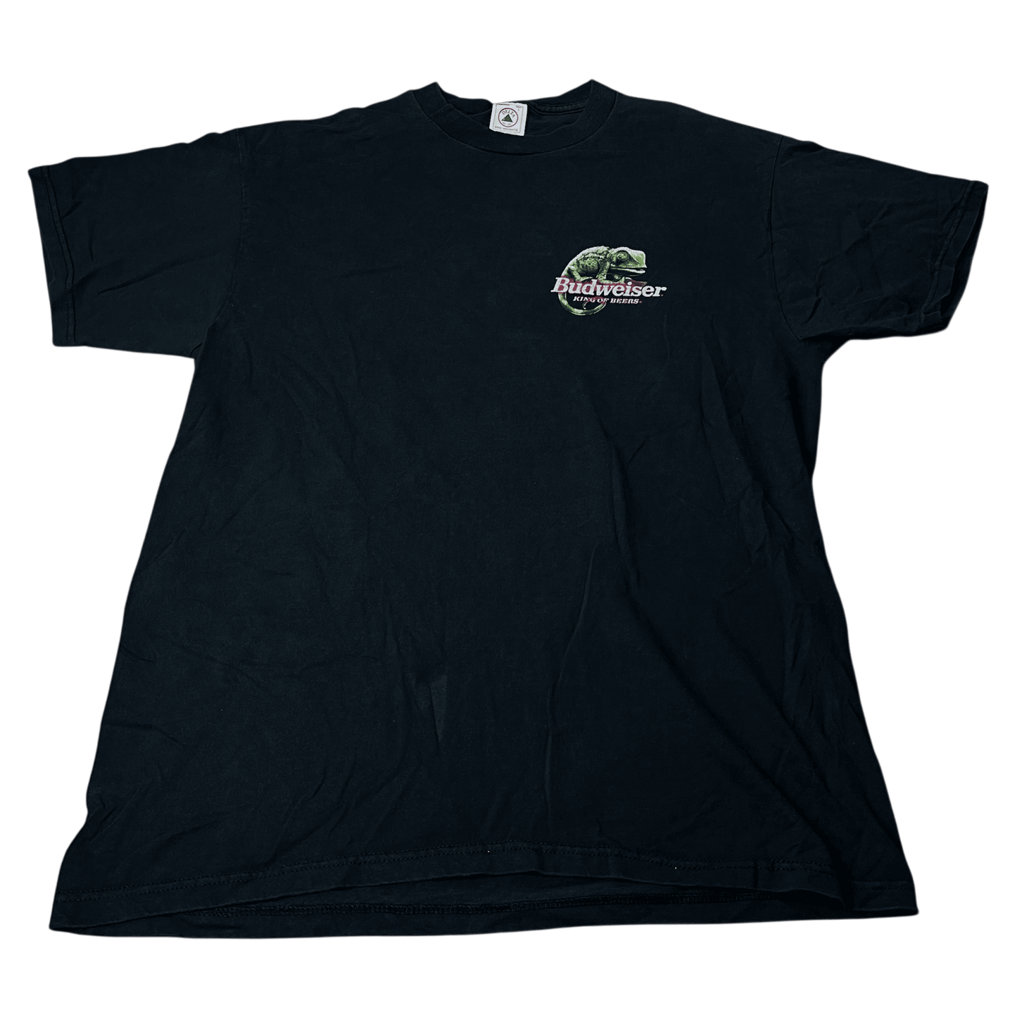 Vintage 1998 Budweiser LWA Lizard Wrestling Association T-Shirt - Used/Worn