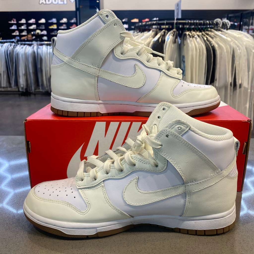 Nike Dunk High Sail Gum (Women's) Size 9W DD1869-109 - Pre-Owned