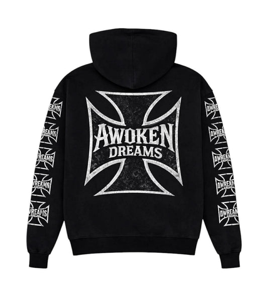 Awoken Dream West Coast Chopper Hoodie Black