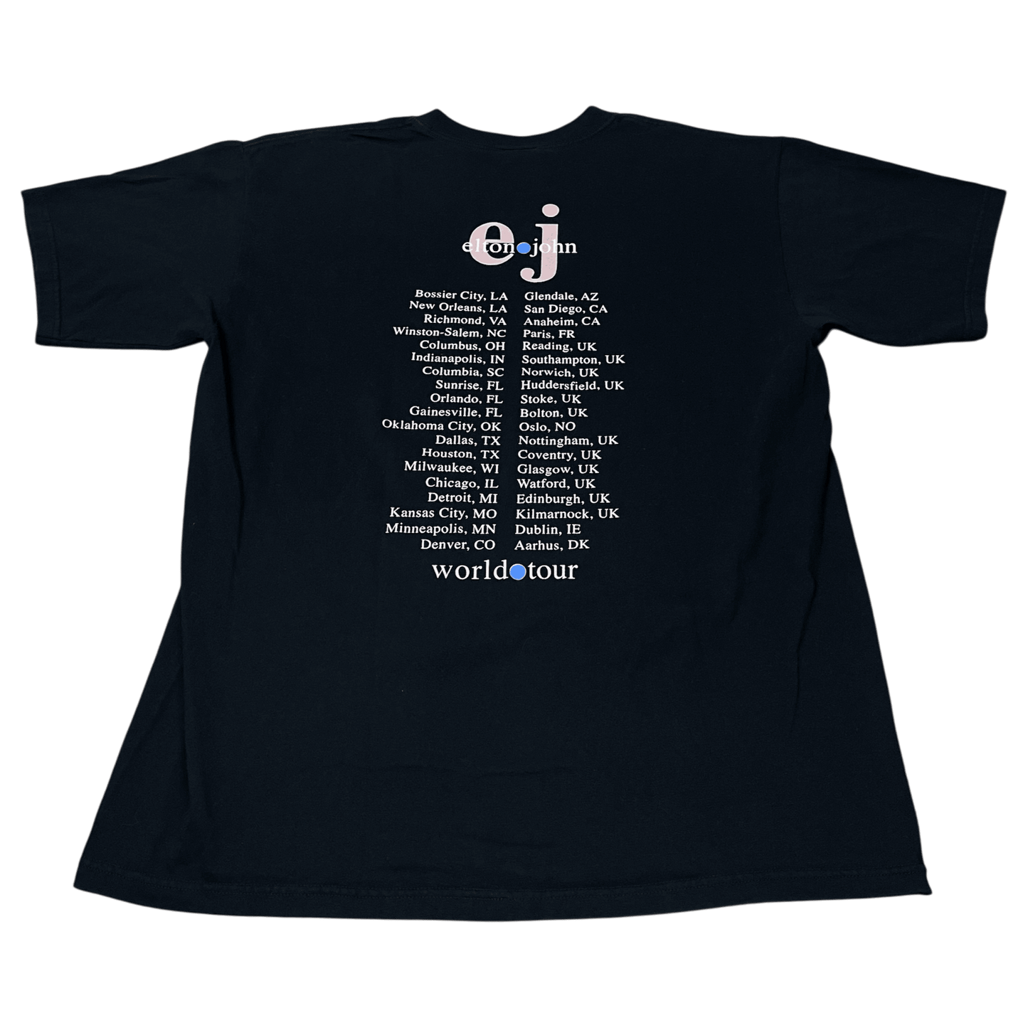 Vintage Elton John World Tour T-Shirt - Used