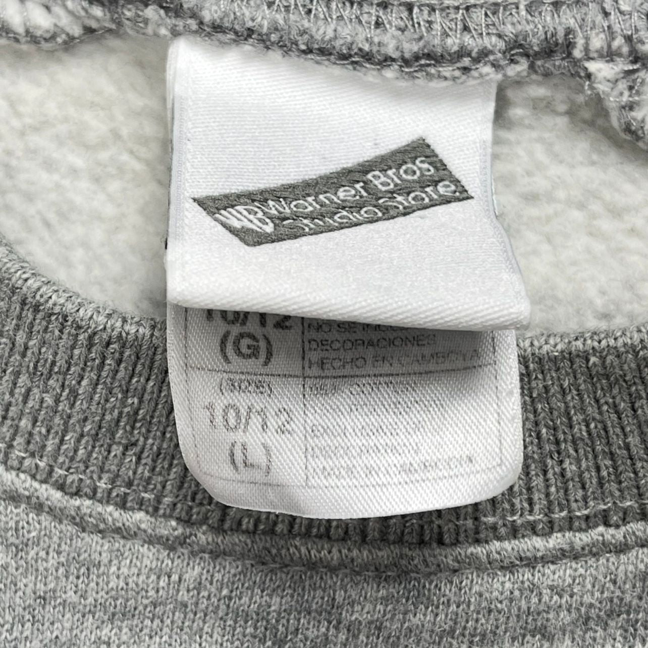 Vintage Superman & Batman Cartoon Crewneck Sweatshirt - Used/Worn