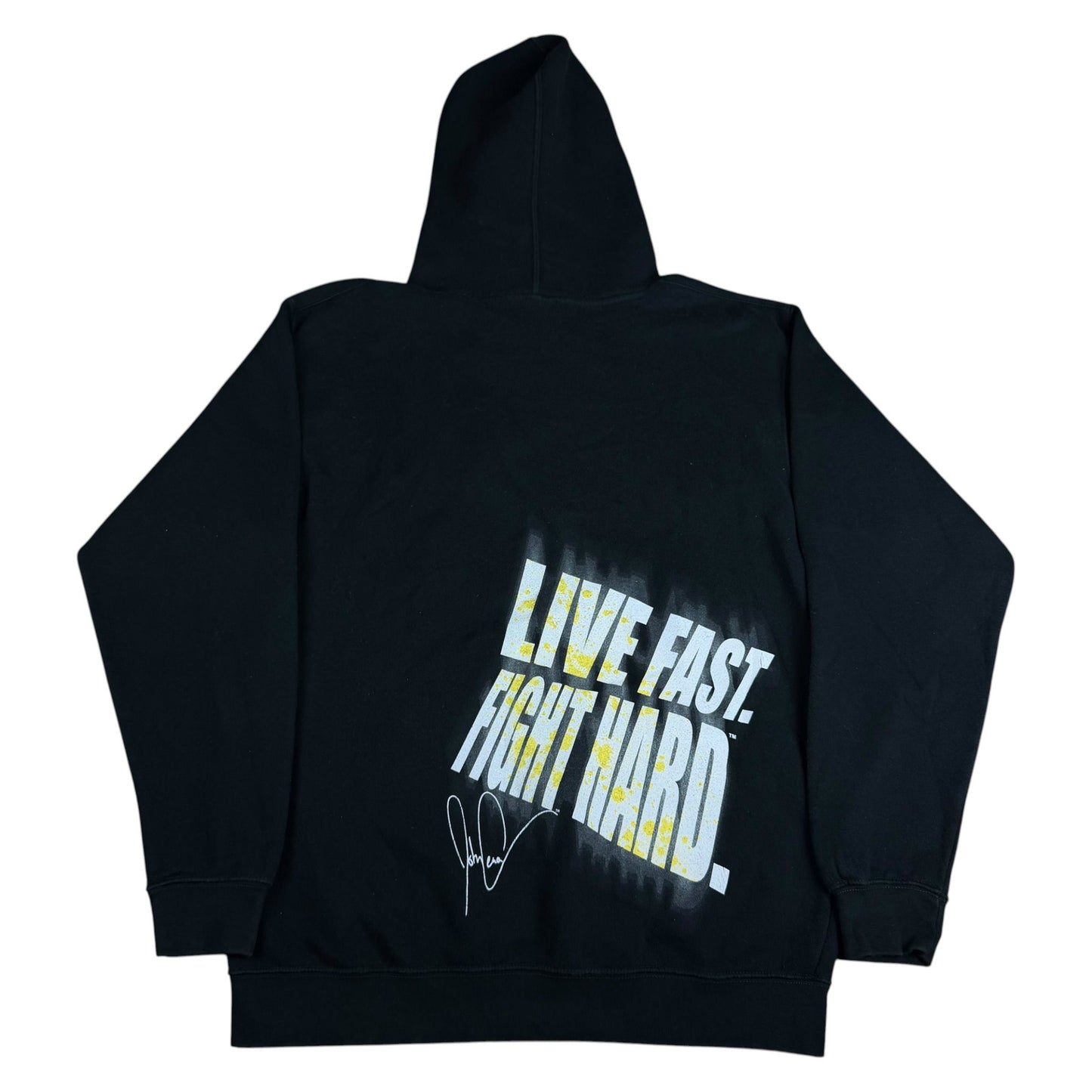 Vintage WWE John Cena You Can't See Me Black Hoodie - Used/Worn