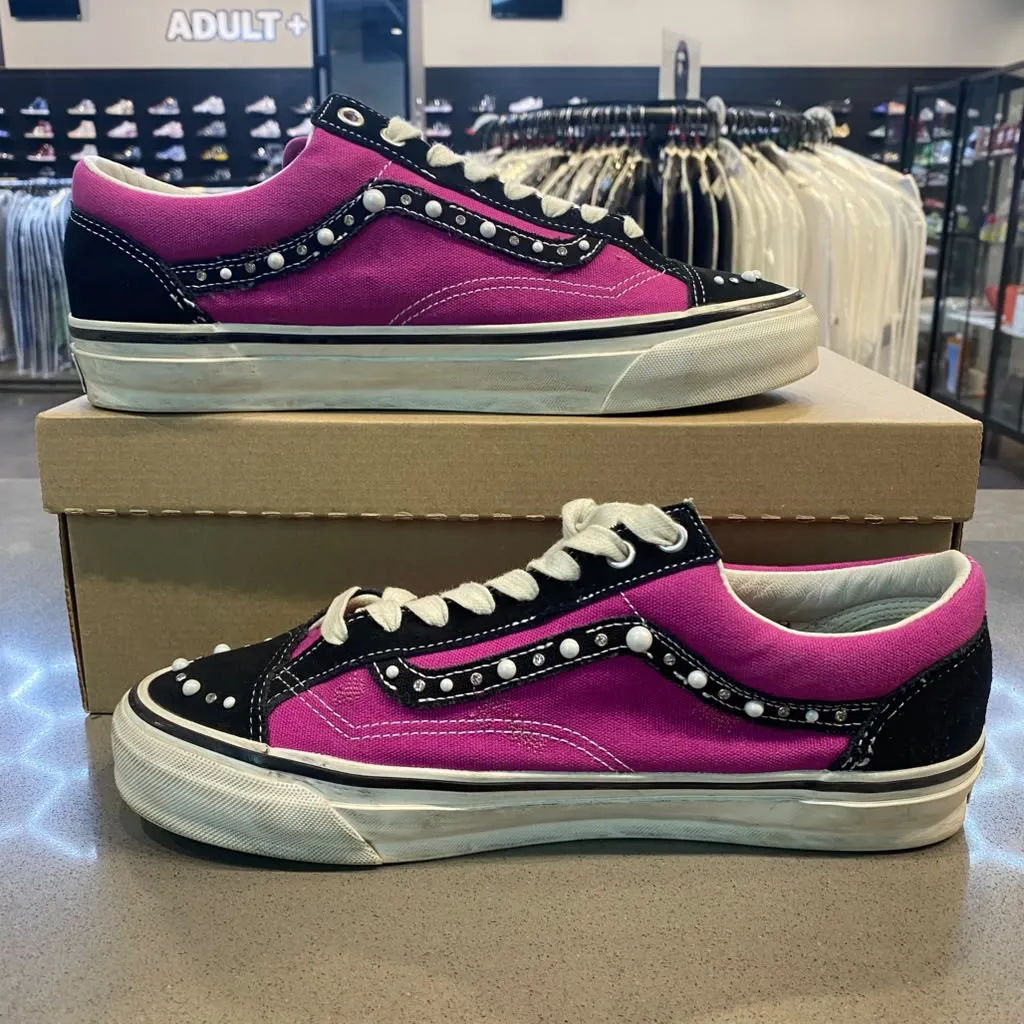 Vans OTW Old Skool 36 Pearlized Pack Pink Black Size 10.5 VN000E8VHLE - Pre-Owned (Replacement Box)